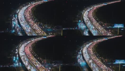 T/L HA ZO Crowded Traffic /北京，中国高清在线视频素材下载