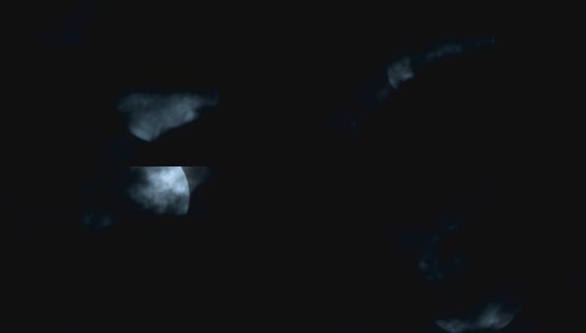 黑暗阴森的满月-多云的夜晚高清在线视频素材下载