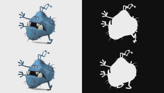 有趣的细菌- 3D动画高清在线视频素材下载
