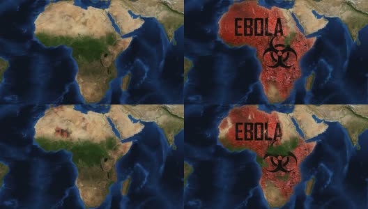 埃博拉病毒非洲动画高清在线视频素材下载
