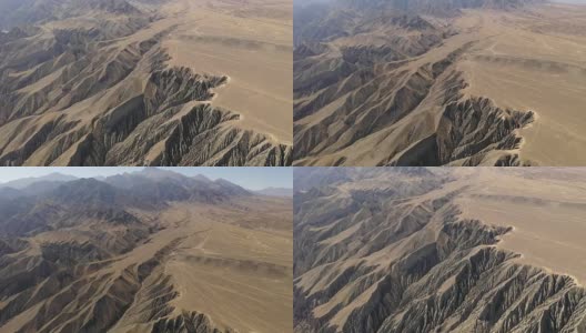 中国新疆大峡谷风光高清在线视频素材下载