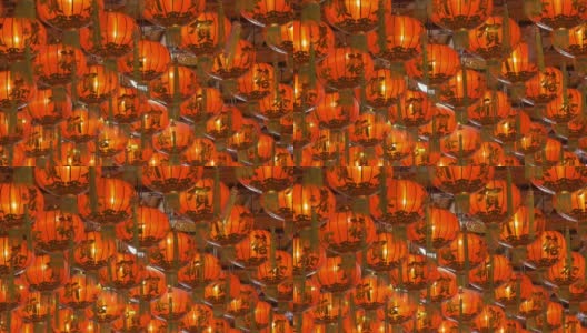 中国灯笼，庆祝中国新年高清在线视频素材下载
