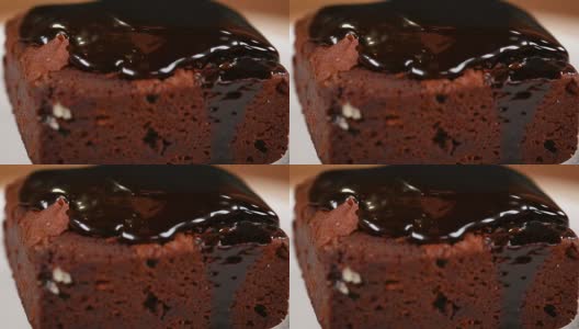 巧克力蛋糕高清在线视频素材下载