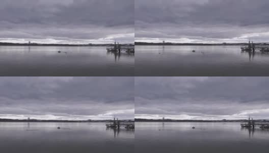 波多马克河海滨高清在线视频素材下载
