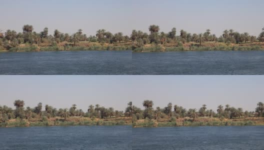 跟踪拍摄的尼罗河和风景在埃及高清在线视频素材下载