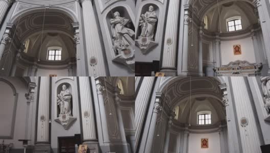 那不勒斯-概述圣尼古拉教堂在尼罗河高清在线视频素材下载