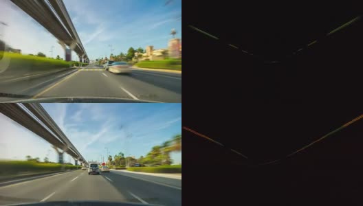 阿拉伯联合酋长国夏日迪拜著名的朱美拉棕榈公路之旅全景4k时间流逝高清在线视频素材下载