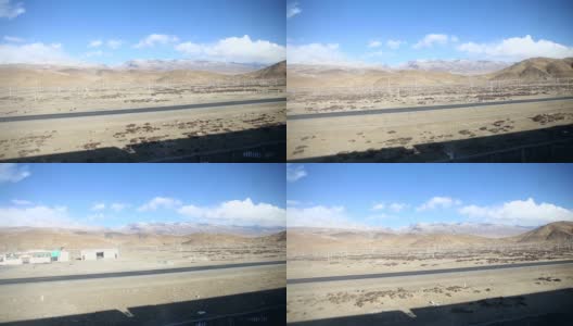在青藏铁路拍摄青藏高原高清在线视频素材下载