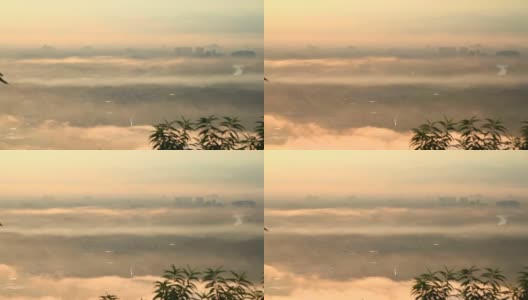 拂晓的瑶山，中国桂林高清在线视频素材下载
