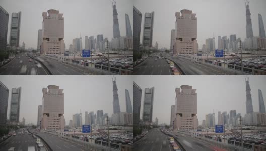 通过城市，上海，中国交通的时间高清在线视频素材下载