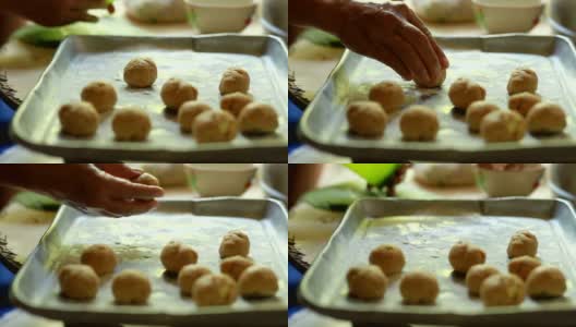 泰国文化制作的甜点高清在线视频素材下载