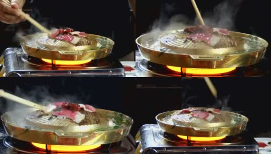 亚洲烤牛肉高清在线视频素材下载