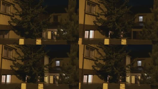 一、二层灯光开、关的智能住宅拍摄高清在线视频素材下载