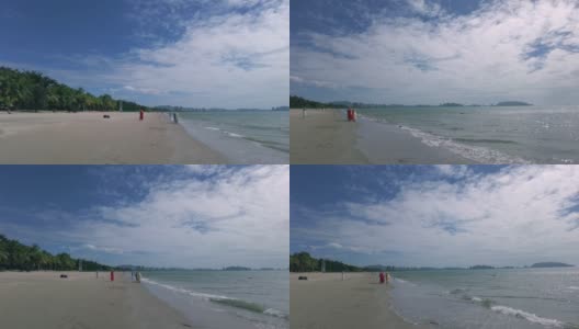 海南三亚亚龙湾海滩高清在线视频素材下载
