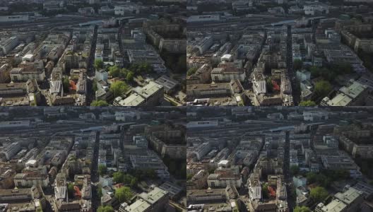 瑞士白天日照日内瓦城市景观空中全景4k高清在线视频素材下载