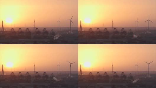 wind_sunset高清在线视频素材下载
