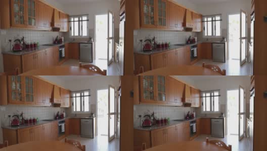 厨房的平移镜头高清在线视频素材下载