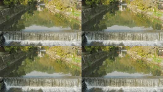 从京都岚山的中之岛桥上看桂河高清在线视频素材下载