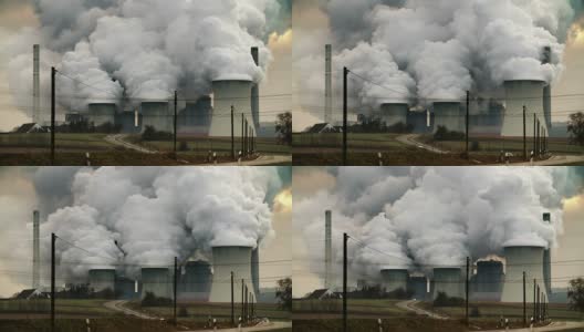 电厂污染高清在线视频素材下载