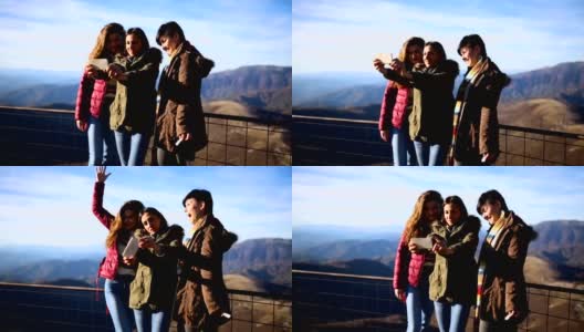 山峰Selfies高清在线视频素材下载