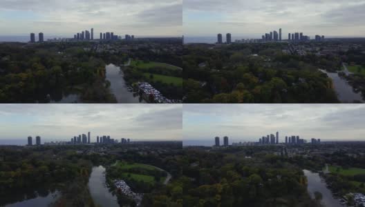 Humber Bay Shores Park海滨公园高清在线视频素材下载