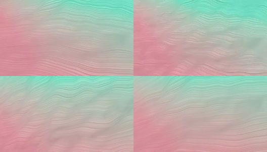 抽象波浪图形动画，3D渲染高清在线视频素材下载