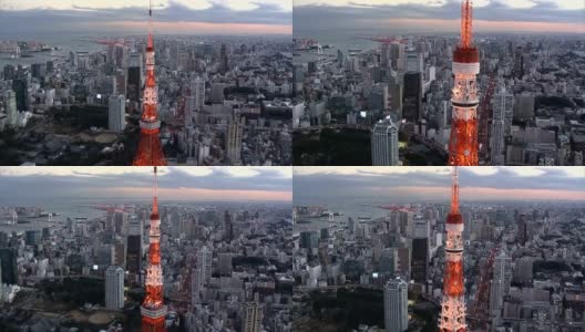 TokyoTower白天高清在线视频素材下载