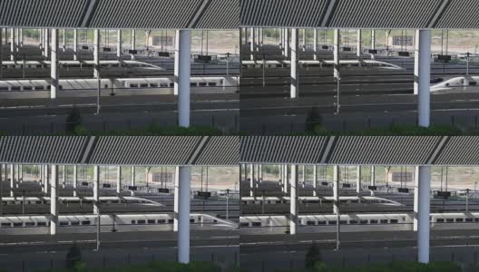 高铁火车站高清在线视频素材下载