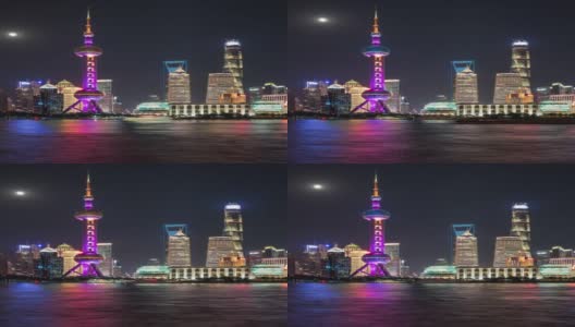 中国TL /上海天际线高清在线视频素材下载