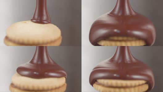 巧克力饼干高清在线视频素材下载