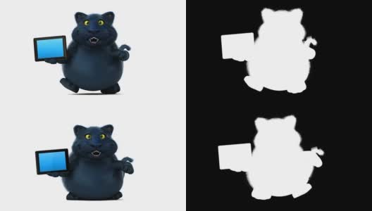 有趣的猫- 3D动画高清在线视频素材下载