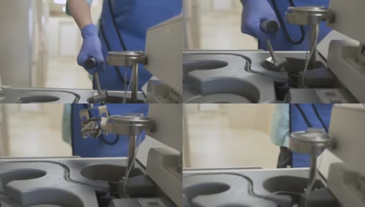 女医生携带放射性胶囊进行核磁共振成像的安装高清在线视频素材下载
