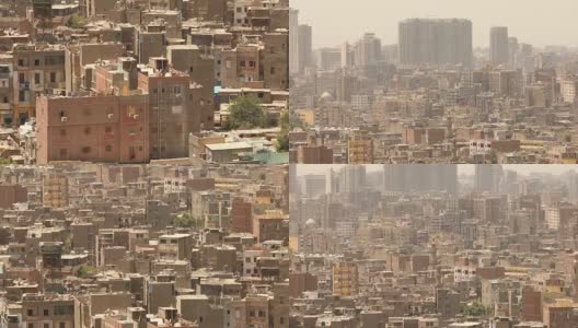 埃及开罗的城市景观高清在线视频素材下载