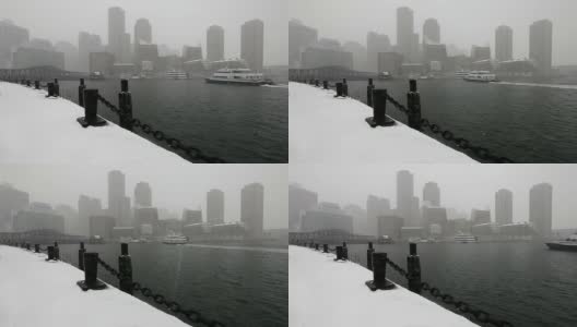 冬天在波士顿高清在线视频素材下载
