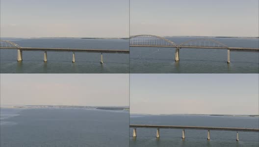 法罗大桥-鸟瞰图-新西兰，丹麦高清在线视频素材下载