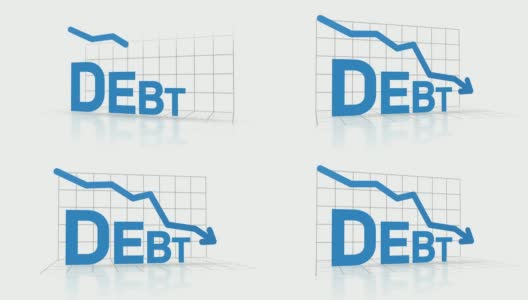 减少债务高清在线视频素材下载