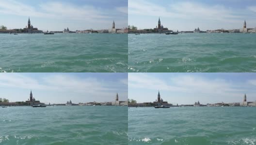 航行到意大利威尼斯高清在线视频素材下载