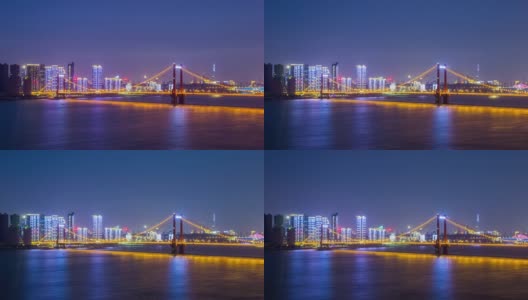 武汉城市的变迁，天际线和建筑的全景高清在线视频素材下载