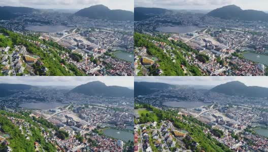 卑尔根是挪威西海岸霍达兰的一个城市和自治市。卑尔根是挪威第二大城市。高清在线视频素材下载