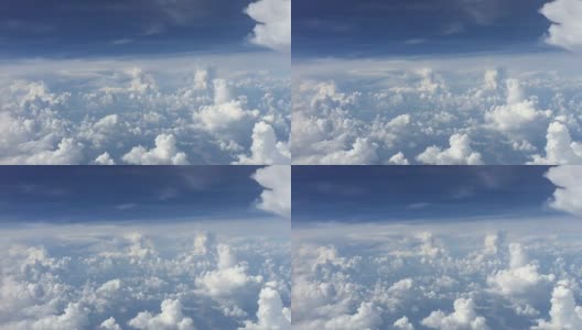 翱翔在云天之上高清在线视频素材下载