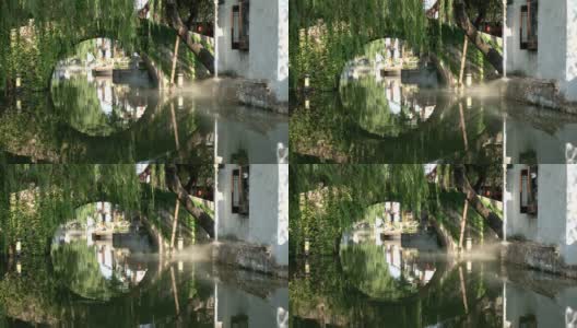 苏州周庄运河高清在线视频素材下载
