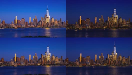 纽约市:天际线:世界贸易中心一号高清在线视频素材下载