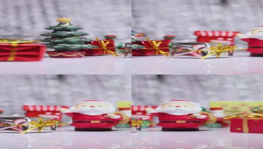 圣诞装饰背景圣诞材料高清在线视频素材下载