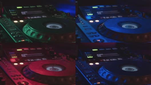 夜总会的DJ混音高清在线视频素材下载