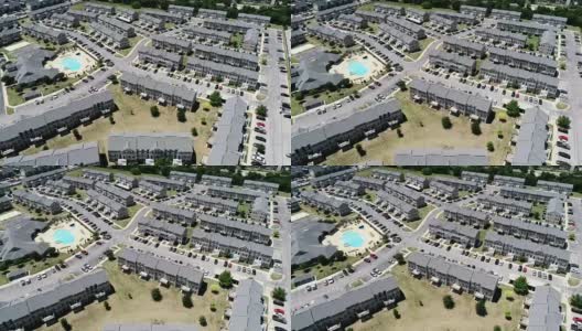 德克萨斯州圣马科斯的德州大学生公寓公寓新开发项目高清在线视频素材下载