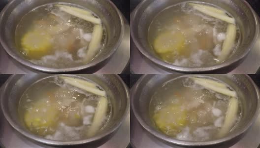 清汤，泰国菜。高清在线视频素材下载
