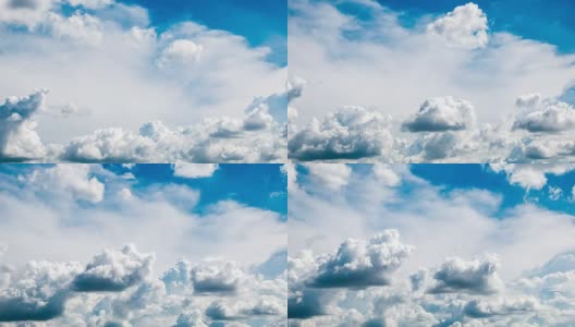 间隔拍摄美丽的cloudscape高清在线视频素材下载