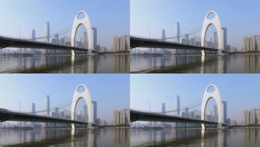 广州珠江新城天际线/ 4K实时高清在线视频素材下载