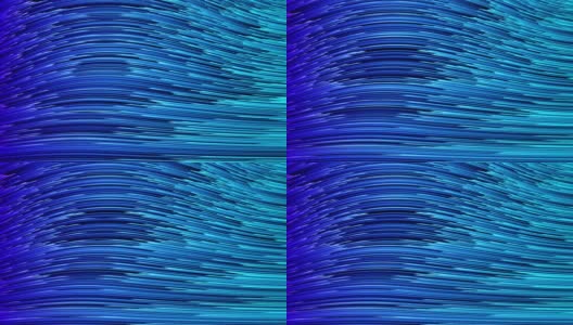 光纤电缆高速互联网概念高质量视频模板。海流动的数据与蓝色梯度动画3D渲染高清在线视频素材下载