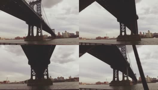 纽约市:布鲁克林大桥高清在线视频素材下载